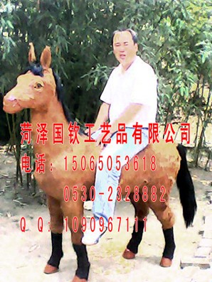 全真皮制作仿真马仿真驴仿真牛及各种影视照相舞台用道具